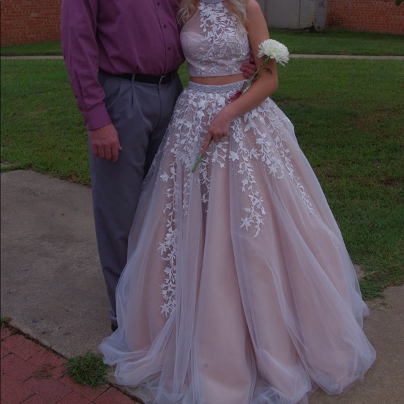 Sherri Hill Formal dress 2-pc with train - Picture 5 of 5
